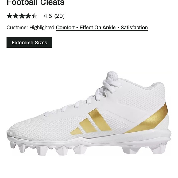 Adidas  Men’s Adizero Impact 2 football cleats - Picture 4 of 12